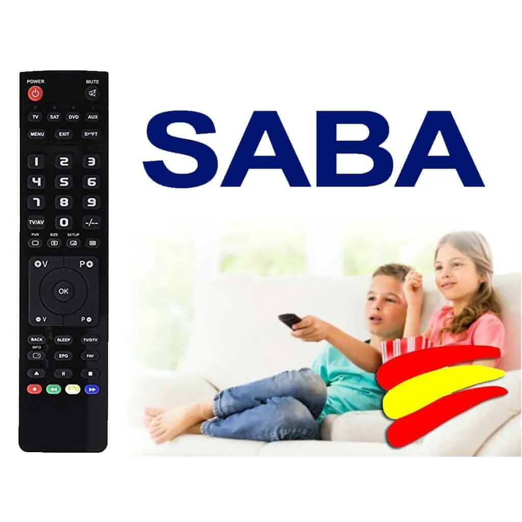 Mando para VCR/DVR SABA VR8B20E 1 SABA